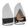 Waterproof Swing Cover Hanging Chair Cover for Outdoor - gray