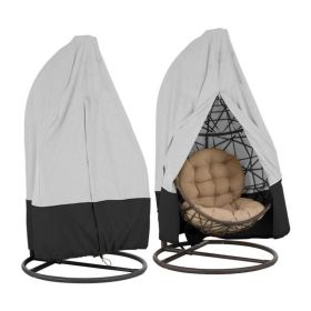 Waterproof Swing Cover Hanging Chair Cover for Outdoor - gray