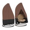 Waterproof Swing Cover Hanging Chair Cover for Outdoor - brown