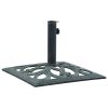 Umbrella Base Green 26.5 lbs 19.3" Cast Iron - Green