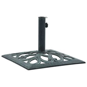 Umbrella Base Green 26.5 lbs 19.3" Cast Iron - Green