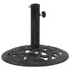 Umbrella Base Bronze 19.8 lb 15.7" Cast Iron - Black