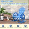 Garden lounge chairs-Blue - as picture