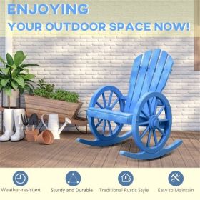 Garden lounge chairs-Blue - as picture
