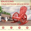 Garden lounge chairs-red - as picture