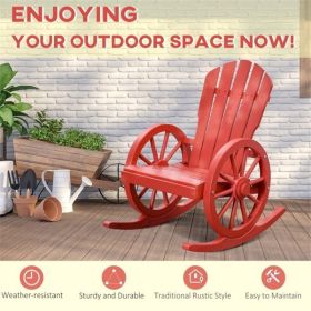 Garden lounge chairs-red - as picture