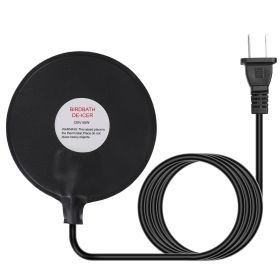 6.49in Bird Bath Deicer Outdoor Winter Water Heater Thermostatically Controlled Ice Melting Mat IPX8 Waterproof Birdbath Heater for Patio Yard - bird