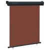 Balcony Side Awning 55.1"x98.4" Brown - Brown