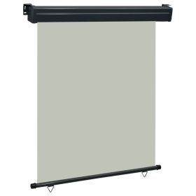 Balcony Side Awning 55.1"x98.4" Gray - Grey
