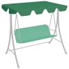 Replacement Canopy for Garden Swing Green 74"/66.1"x43.3"/57.1" - Green