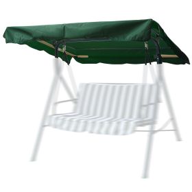 73x52in Replacement Swing Canopy Green - green