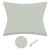 3x4m Rectangle Sun Shade Sail/Gary - LA01