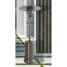 Living Source International 46; 000 BTU Standing Patio Heater(Stainless Steel) - 1