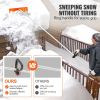 VEVOR Snow Roof Rake, 25" Plastic Blade Snow Removal Tool, 21ft Reach Aluminium Handle, Superior Roof Shovel with Anti-Slip Handle Grip, Easy to Setup