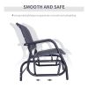 2 seat garden chairs - as picture