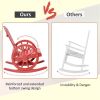Garden lounge chairs-red - as picture