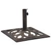 Umbrella Base Bronze 26.5 lbs 19.3" Cast Iron - Brown