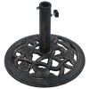 Umbrella Base Bronze 19.8 lb 15.7" Cast Iron - Black