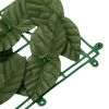 Balcony Privacy Screen with Dark Green Leaves 236.2"x29.5" - Green