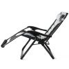 Super-Wide Folding Padded Zero Gravity Chair Patio Recliner Lounge Tray+Foot Pad - as picture