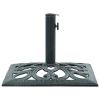 Umbrella Base Green 26.5 lbs 19.3" Cast Iron - Green