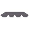 Replacement Canopy for Garden Swing Anthracite 74"/66.1"x43.3"/57.1" - Anthracite