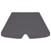Replacement Canopy for Garden Swing Anthracite 74"/66.1"x43.3"/57.1" - Anthracite