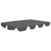 Replacement Canopy for Garden Swing Anthracite 74"/66.1"x43.3"/57.1" - Anthracite