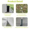 10 x 20 ft Heavy Duty Awning Canopy Pop Up Gazebo Marquee Party Wedding Event Tent with 6 Removable Sidewalls & Carry Bag - White