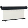 Balcony Side Awning 63"x98.4" Cream - Cream