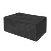 210D Waterproof Outdoor Furniture Cover Windproof Dustproof Patio Furniture Protector Oxford Cloth Garden M Size - M