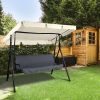 77x43in Replacement Swing Canopy Grey - US