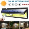 Solar Led Light Outdoor Solar Wall Light Outdoor Sensor Light Solar Led Lamp Outdoor Solar Panel Light With Motion Sensor Garden - 118 LED no remote -