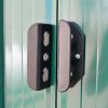 Garden Storage Shed Green Metal 80.3"x52"x73.2" - Green