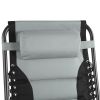 Super-Wide Folding Padded Zero Gravity Chair Patio Recliner Lounge Tray+Foot Pad - as picture