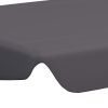 Replacement Canopy for Garden Swing Anthracite 74"/66.1"x43.3"/57.1" - Anthracite