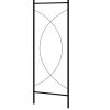 Garden Arch Black 59.1"x13.4"x94.5" Iron - Black