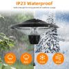 1500W Outdoor Hanging Patio Heater Ultra-Quiet Electric Heating Lamp  - Black