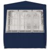 Professional Party Tent with Side Walls 8.2'x8.2' Blue 0.3 oz/ft¬≤ - Blue