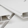 Privacy Fence Panels 6ft.H x 6ft.W WHITE Vinyl Full set of 2 Pcs - as Pic