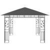 Gazebo with Mosquito Net 9.8'x9.8'x9' Anthracite 0.6 oz/ft¬≤ - Grey