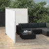 Retractable Side Awning Cream 55.1"x236.2" - Cream