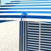 Outdoor Umbrella-Blue White - as picture