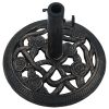 Umbrella Base Bronze 19.8 lb 15.7" Cast Iron - Black