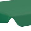 Replacement Canopy for Garden Swing Green 74"/66.1"x43.3"/57.1" - Green