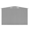 Garden Shed 101.2" x 228.3" x 71.3" Metal Gray - Gray