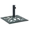 Umbrella Base Green 26.5 lbs 19.3" Cast Iron - Green