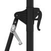 Wall-Mounted Parasol with Metal Pole 118.1" Anthracite - Anthracite