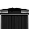 Garden Shed 101.2"x154.3"x71.3" Metal Anthracite - Anthracite