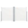 Retractable Side Awning Cream 55.1"x236.2" - Cream